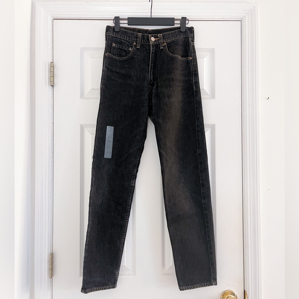 Levi’s Black Denim Straight Leg Jeans